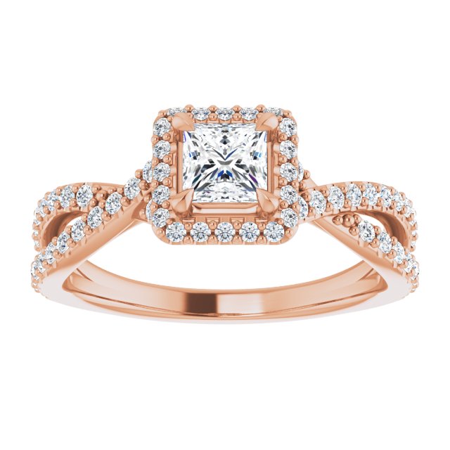 Halo-Style Engagement Ring