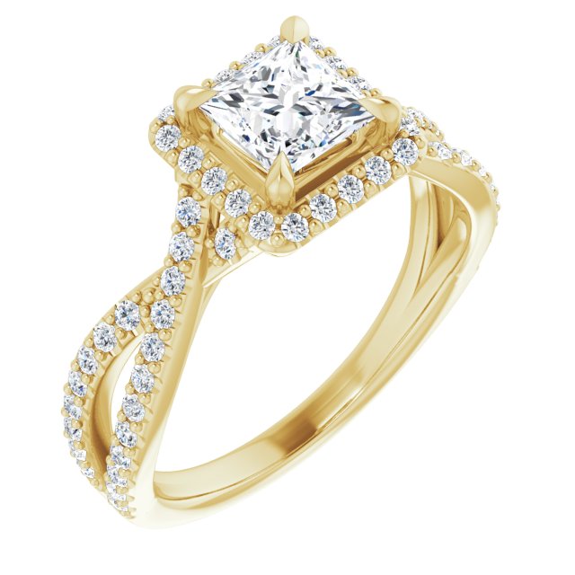 Halo-Style Engagement Ring