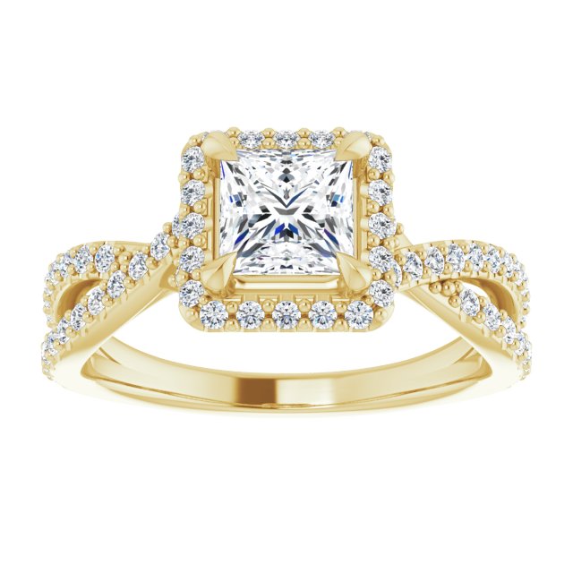 Halo-Style Engagement Ring