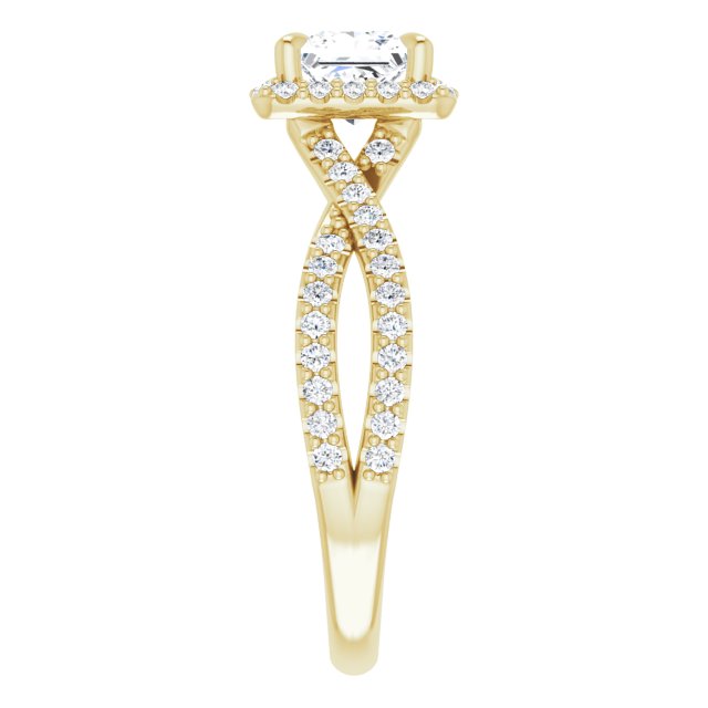 Halo-Style Engagement Ring