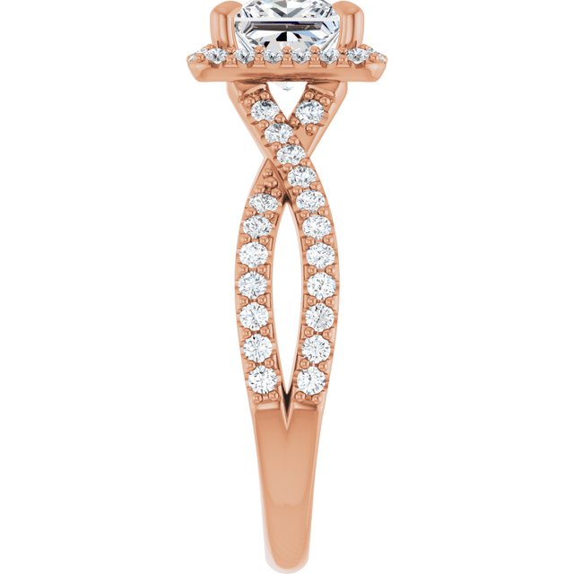Halo-Style Engagement Ring