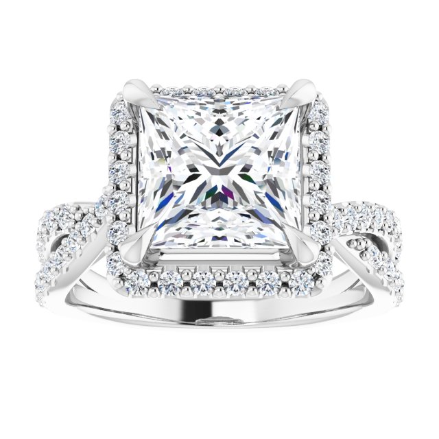 Halo-Style Engagement Ring