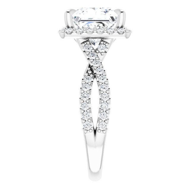 Halo-Style Engagement Ring