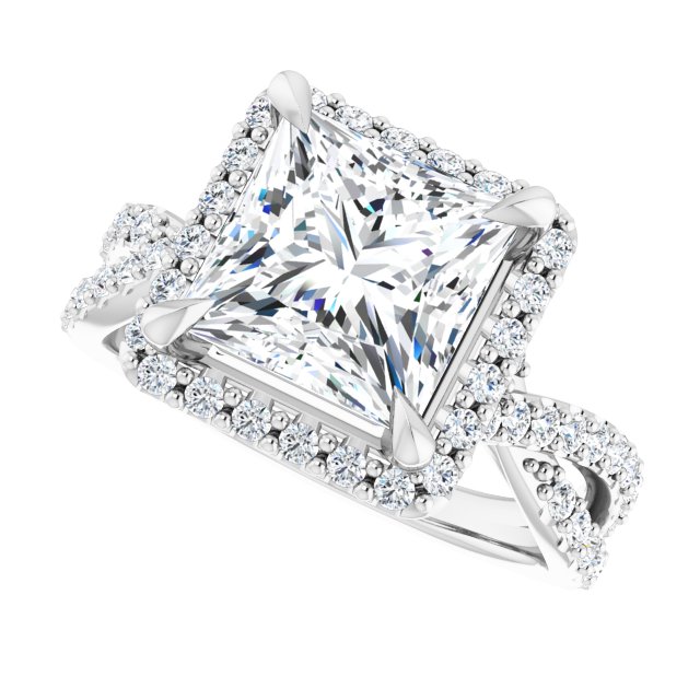 Halo-Style Engagement Ring