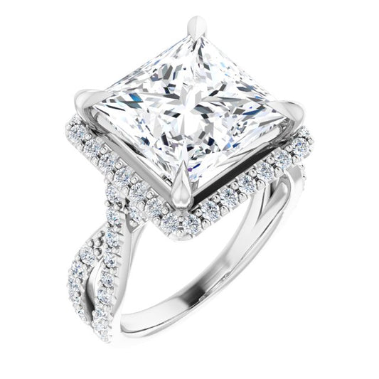 Halo-Style Engagement Ring