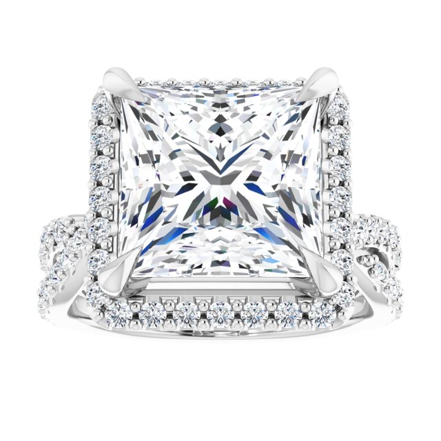 Halo-Style Engagement Ring