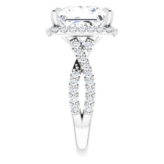 Halo-Style Engagement Ring
