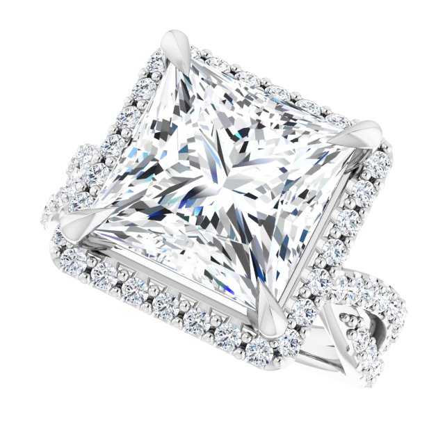 Halo-Style Engagement Ring