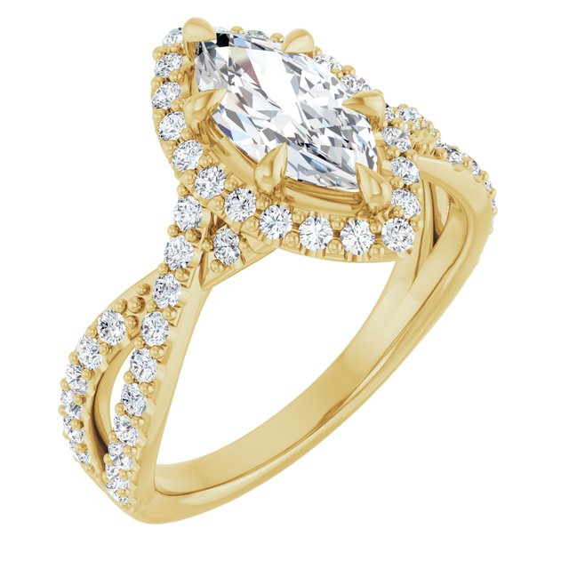 Halo-Style Engagement Ring