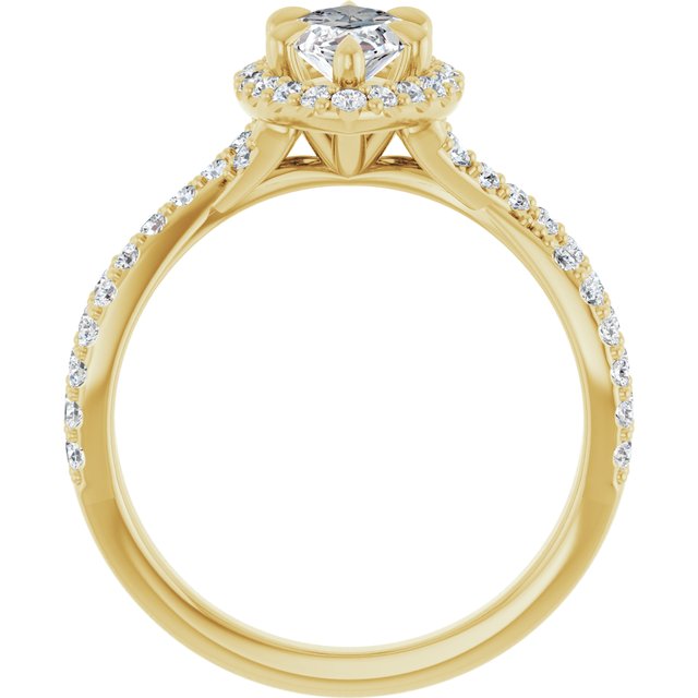Halo-Style Engagement Ring