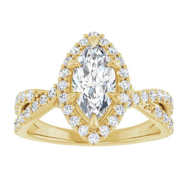 Halo-Style Engagement Ring