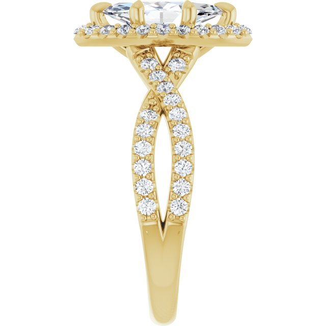 Halo-Style Engagement Ring