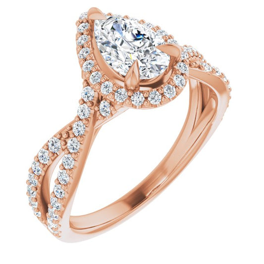 Halo-Style Engagement Ring