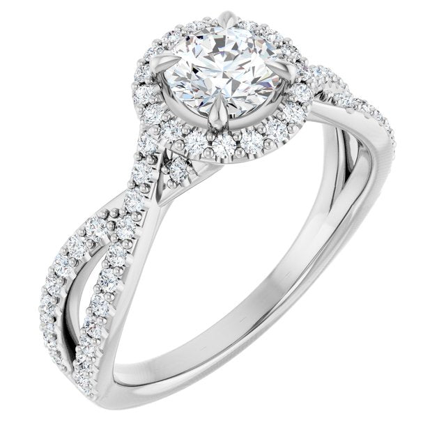 Halo-Style Engagement Ring
