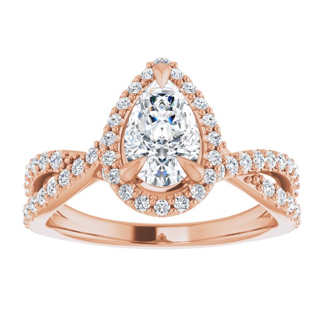 Halo-Style Engagement Ring