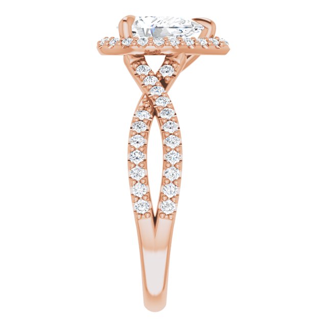 Halo-Style Engagement Ring