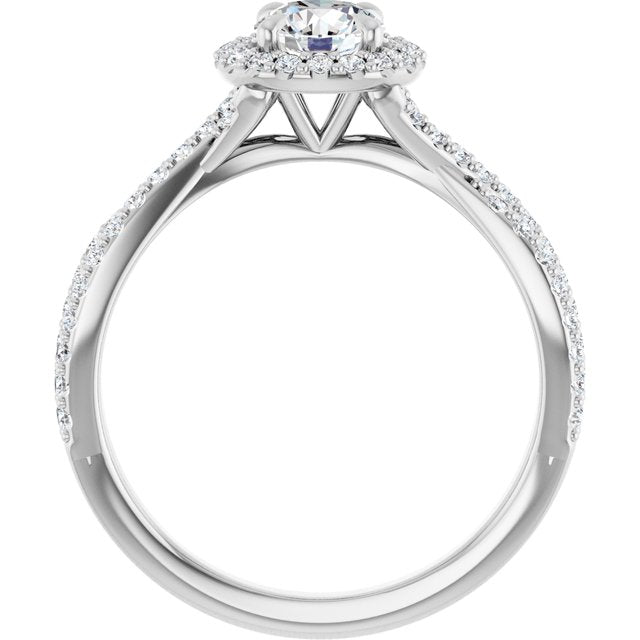 Halo-Style Engagement Ring