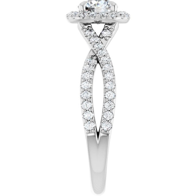 Halo-Style Engagement Ring