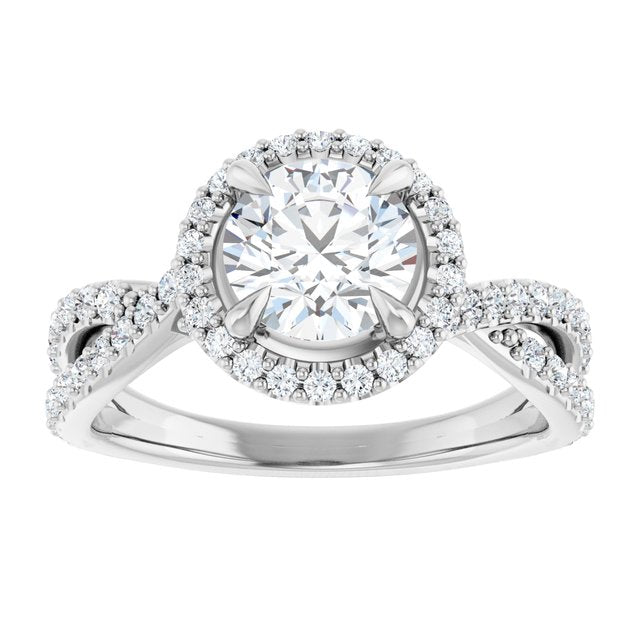 Halo-Style Engagement Ring