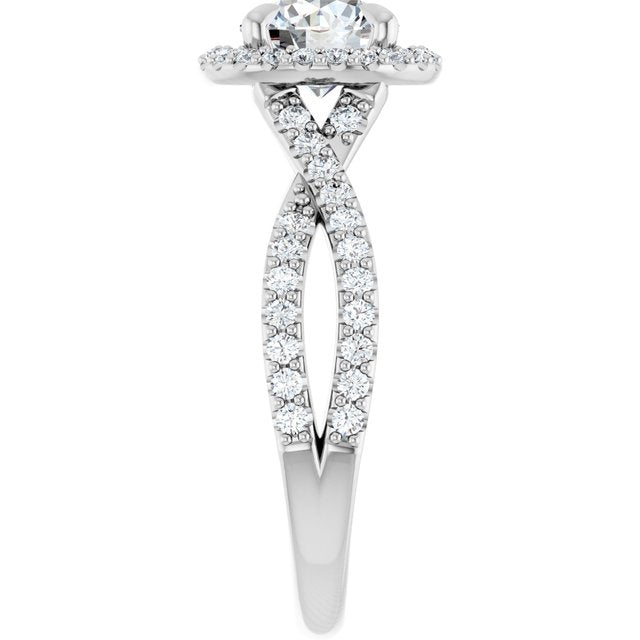 Halo-Style Engagement Ring