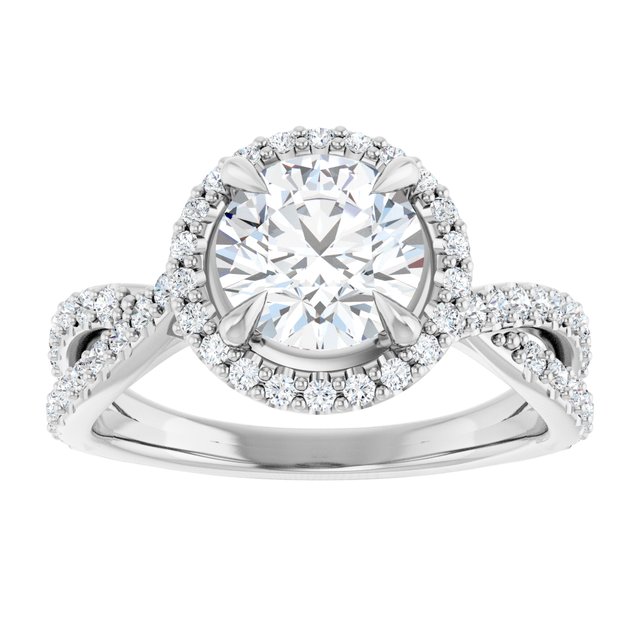 Halo-Style Engagement Ring
