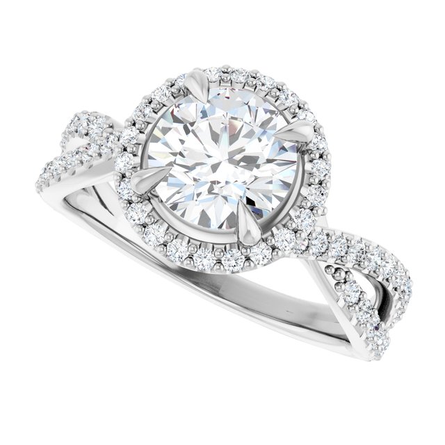 Halo-Style Engagement Ring