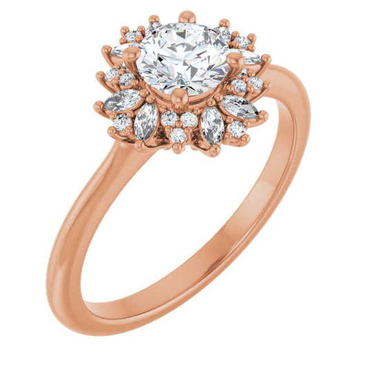 Halo-Style Engagement Ring