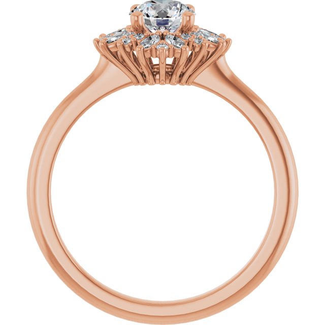 Halo-Style Engagement Ring