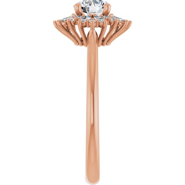 Halo-Style Engagement Ring