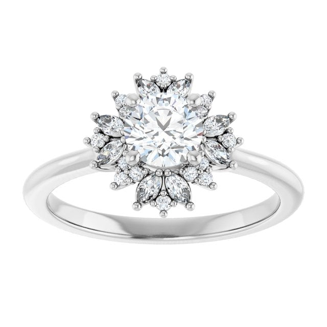 Halo-Style Engagement Ring