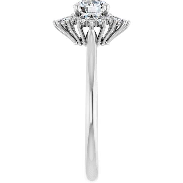 Halo-Style Engagement Ring