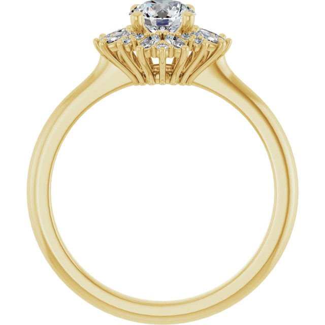Halo-Style Engagement Ring