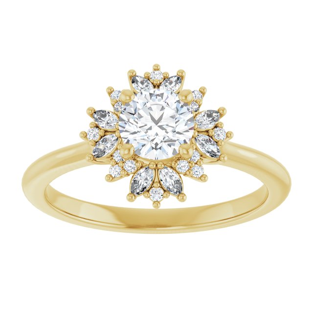 Halo-Style Engagement Ring