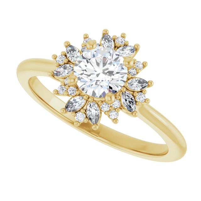Halo-Style Engagement Ring