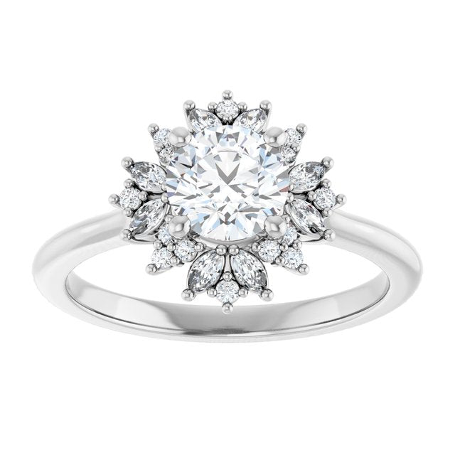 Halo-Style Engagement Ring