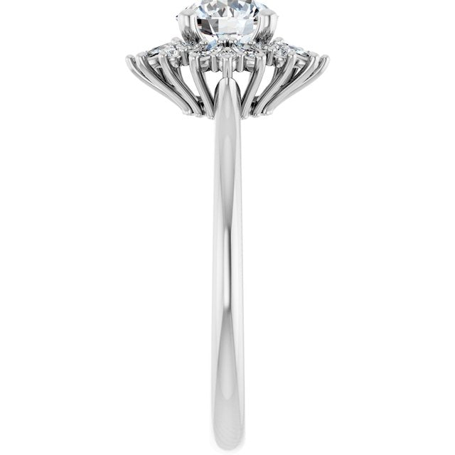 Halo-Style Engagement Ring