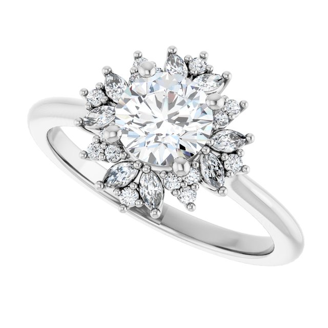 Halo-Style Engagement Ring