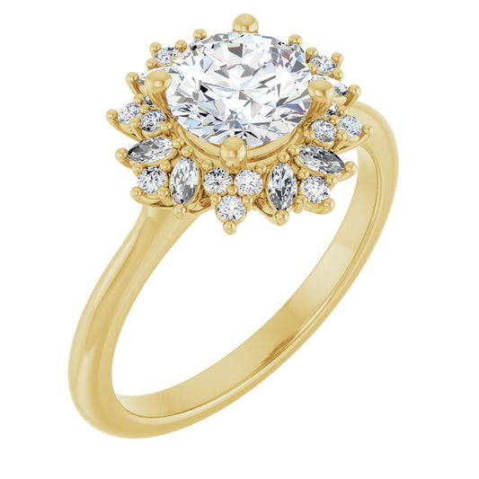 Halo-Style Engagement Ring