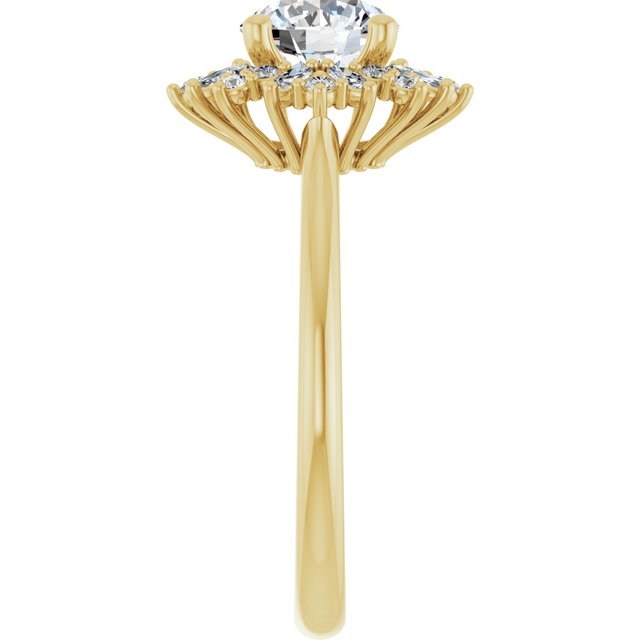 Halo-Style Engagement Ring
