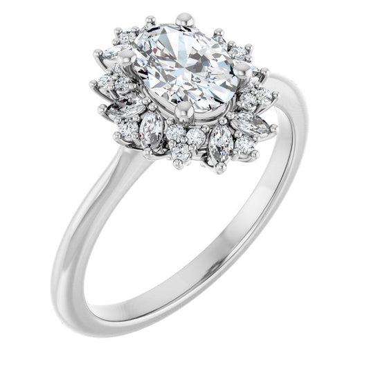Halo-Style Engagement Ring