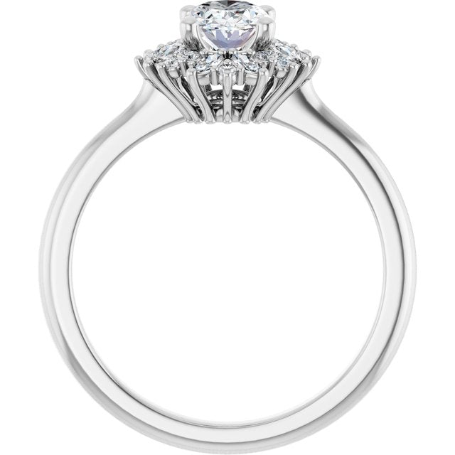 Halo-Style Engagement Ring