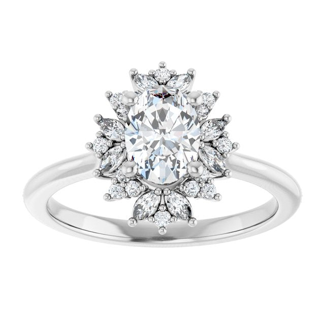 Halo-Style Engagement Ring