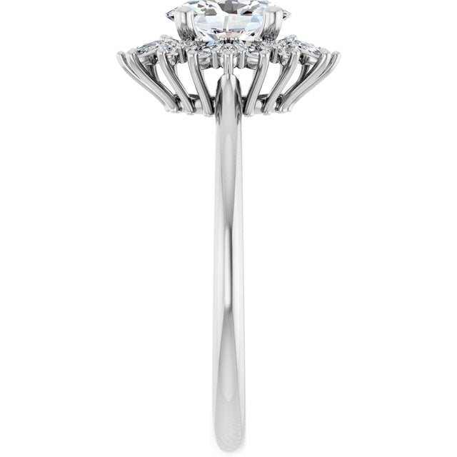 Halo-Style Engagement Ring