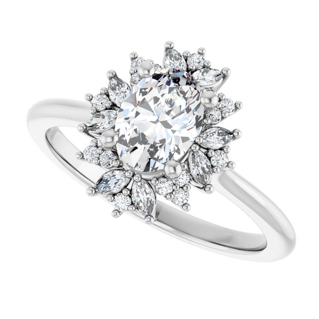 Halo-Style Engagement Ring