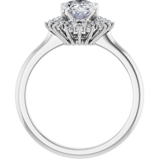 Halo-Style Engagement Ring