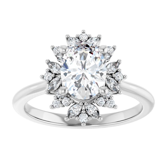Halo-Style Engagement Ring
