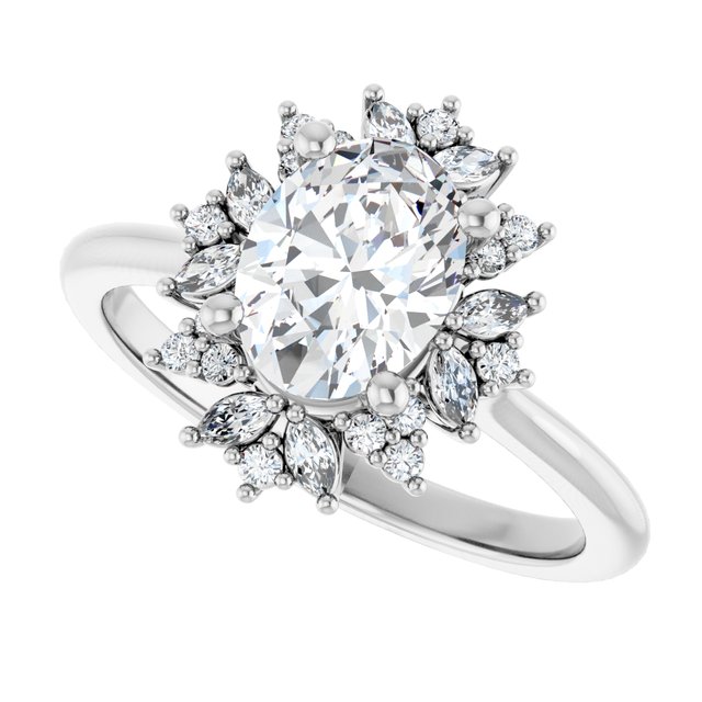 Halo-Style Engagement Ring