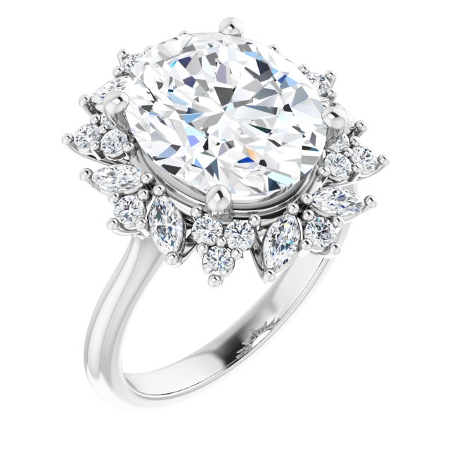Halo-Style Engagement Ring