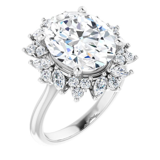 Halo-Style Engagement Ring