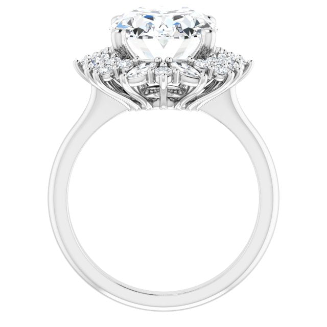 Halo-Style Engagement Ring